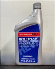 3 QTS Honda Genuine HEVF-Type 1.0 Hybrid Electric Vehicle Fluid OE 082009022