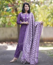 Pakistani Party Wear Ethnic Suit Indian Women's Designer Kurti Pant Dupatta Set