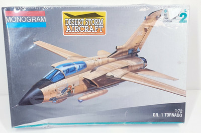 Desert Storm Aircraft GR.1 TORNADO Sealed 1/72 Model Kit Monogram No. 5477