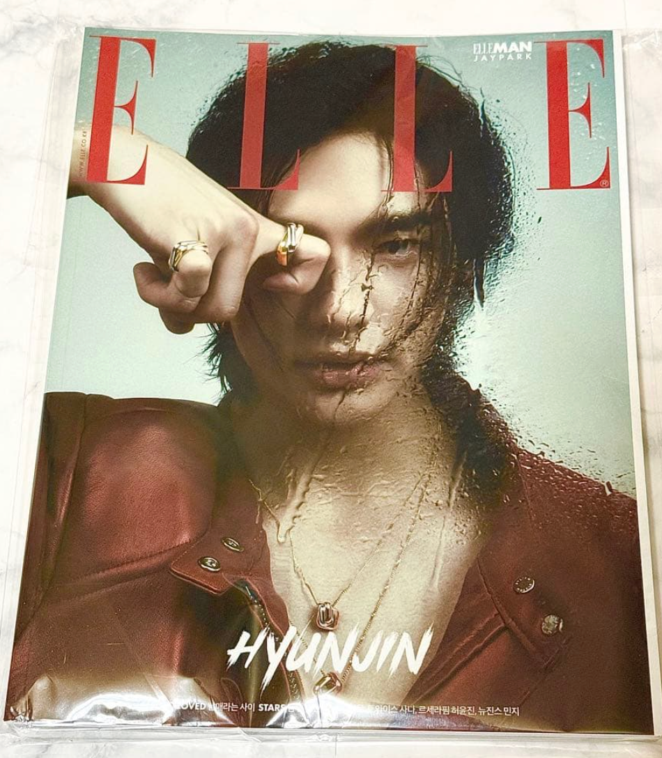 Stray Kids Hyunjin ELLE Korea Magazine May 2024 Issue A | eBay