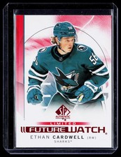2024-25 SP Authentic Limited Red Future Watch #187 Ethan Cardwell