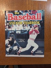 Topps 1986 Baseball MLB Sticker Year Book w/All Stars  Stickers Missing