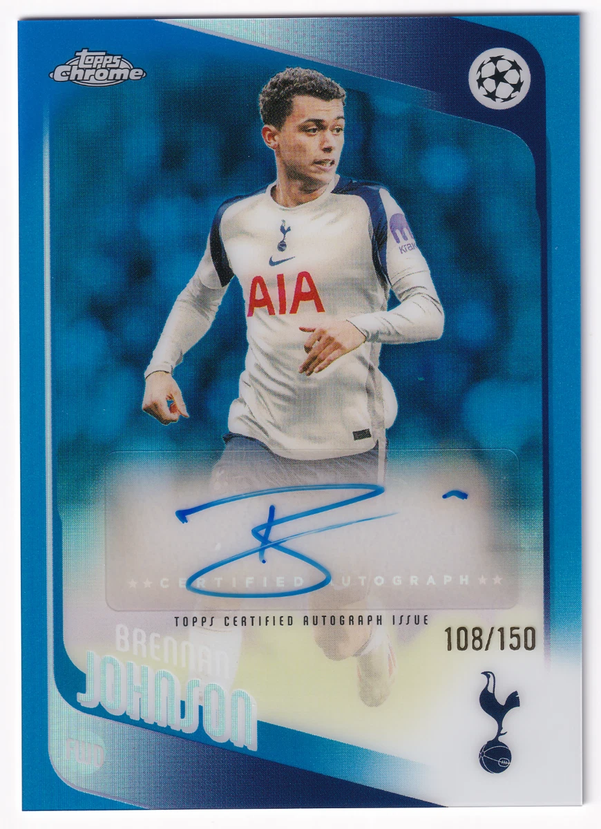Topps Soccer Tottenham Hotspur Autographed Sports Trading Cards