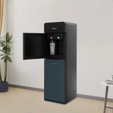 Bottom Loading Water Dispenser Hot Cold Room Temp 2 Faucets Push Button US