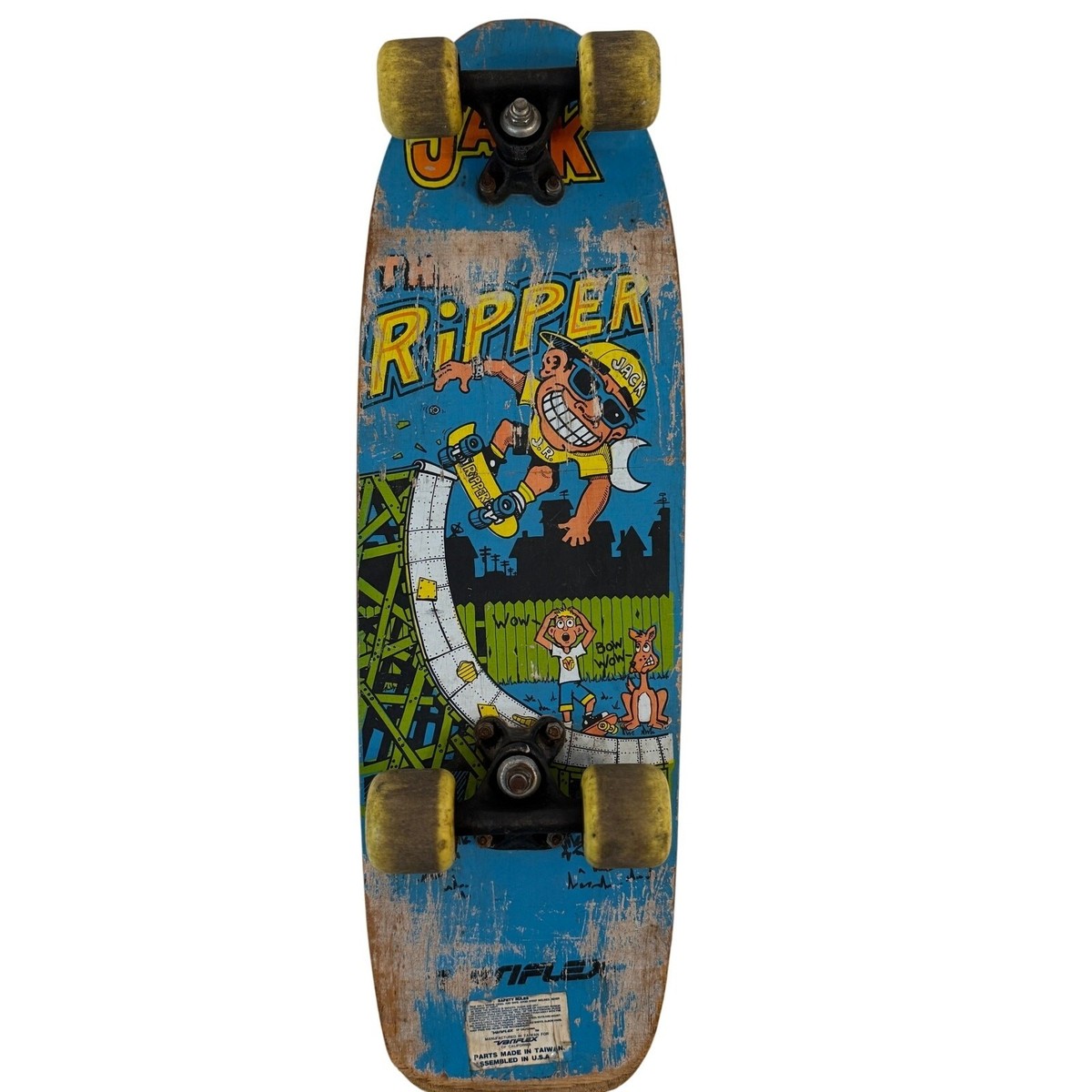 オールドスケートボード ヴァリフレックス　バリフレックスVariflex　80s Vintage 80s Skateboard Variflex Jack Ripper 1980s Complete Deck