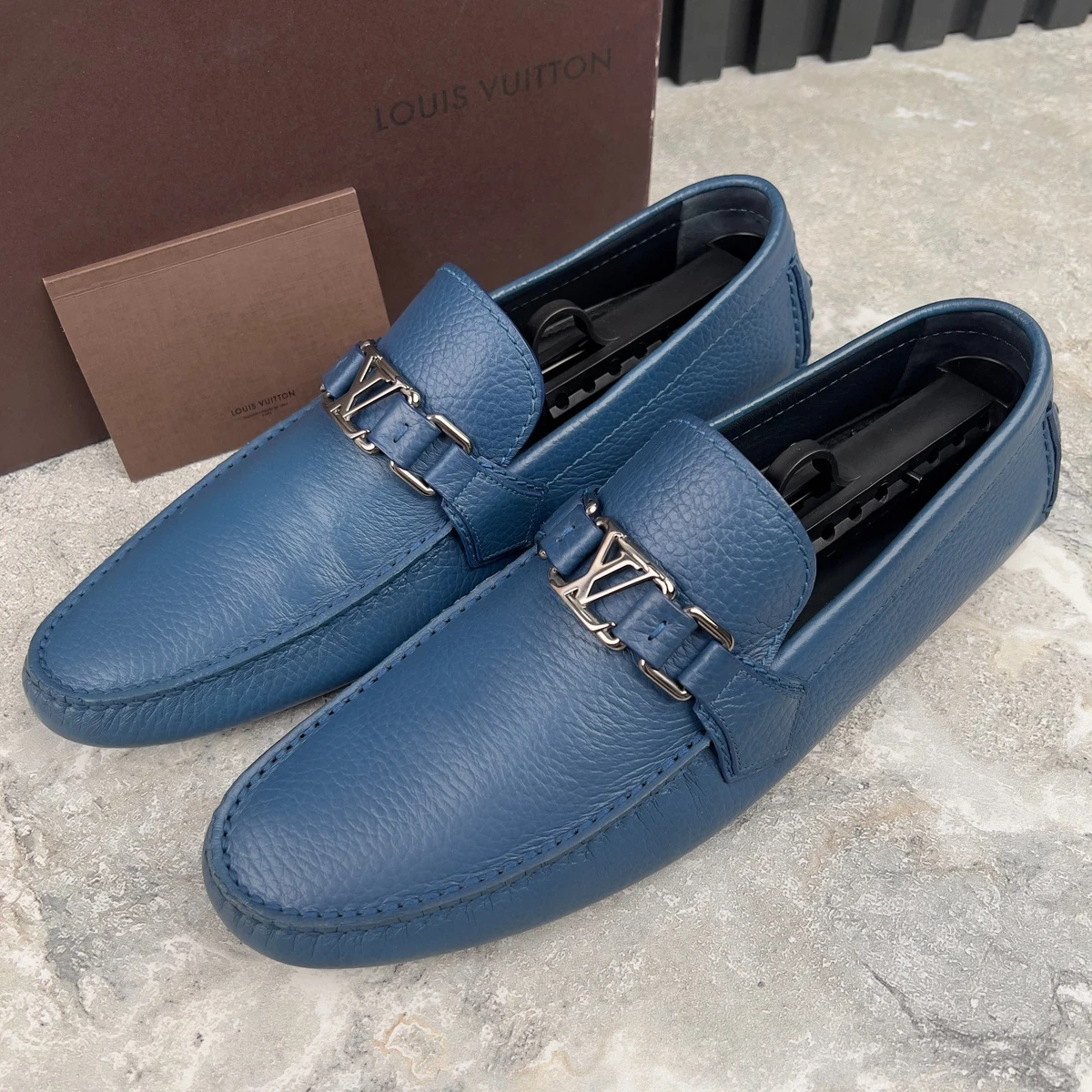 Louis Vuitton Moccasin Blue Casual Shoes for Men for sale | eBay