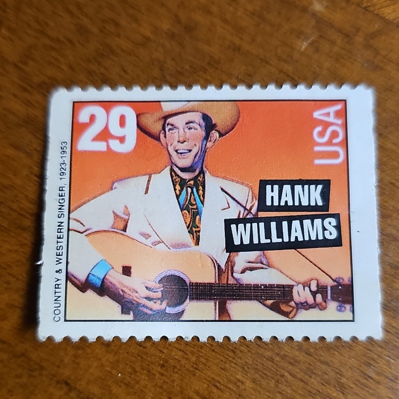 USA Hank Williams 29c Postage Stamp Musician MNH Uncancelled 1991-2000