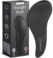 Lily England Hair Brush for Men with Curly, Thick, Straight Natural Hair - Lig
