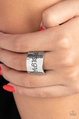 Paparazzi Rise and Shine Silver Stretchy Ring