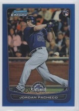 2012 Bowman Chrome Blue Refractor 222/250 Jordan Pacheco #168 00jz