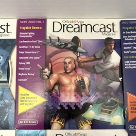 Lot of 8 Official Sega Dreamcast Magazine Demo Discs Vol. 4 5 6 7 8 9 10 & 11
