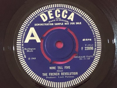 La Révolution Française - Nine Till Five (7'', Single, Promo) (Near Mint (NM or