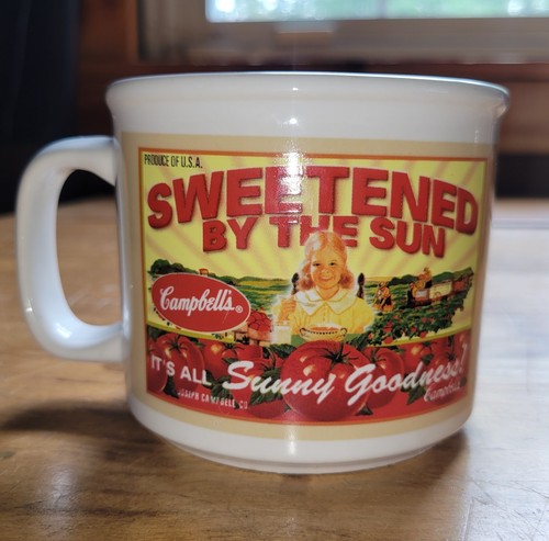Campbell’s Soup Mugs For Houston Harvest 2005 Set of 2 Collectible 3.5” X 4” - Picture 2 of 24