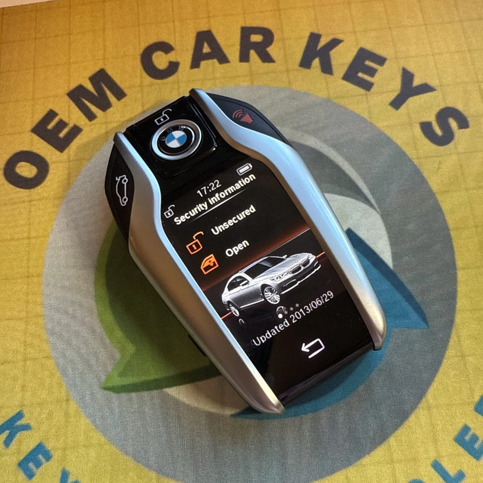 BMW LCD 740i 750i serie 750i 2016 2017 2018 2019 llave pantalla inteligente 8787658-01 Foto 4 de 4