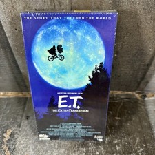 Original 1982 E.T. The Extra Terrestrial VHS SEALED w/ Green Flap