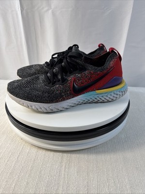 Nike BQ8928-007 Epic React Flyknit 2 Men's Size 10 Running Shoes  Blk Hyper Jade