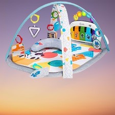 Baby Einstein 4-in-1 Kickin' Tunes Gym   Piano, Tummy Time Mat, Music/Language