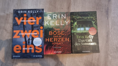 Erin Kelly 3 Bücher sehr gut erhalten