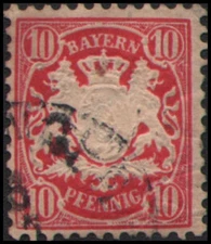 German States-Bavaria #63 Used