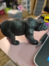 Jaru Black Bear Figure Toy Figurine Animal Toy-4.5 Inches Long, 3 Inches Tall