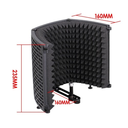 Desk Isolation Shield Foam Reflector Equipments High Density Absorbent Foam - Zdjęcie 8 z 8