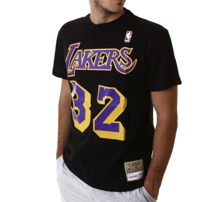 Mitchell & Ness T-Shirt NBA Los Angeles Lakers Jhonson black Original