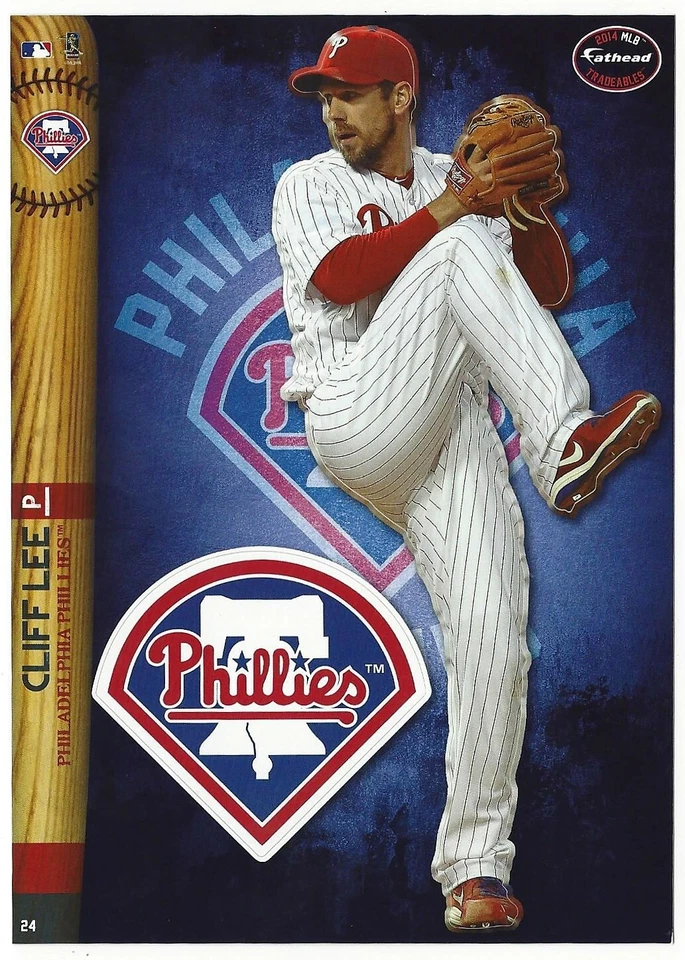PEGATINA EXTRAÍBLE CHASE UTLEY FATHEAD INTERCAMBIABLES PHILADELPHIA PHILLIES 2014 #54 Foto 2 de 4