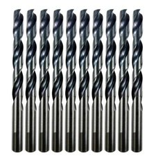 Drillforce 1/16"-1" Fractional Silver Deming Drill Bits Set HSS Metal Drill Bit