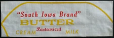 South Iowa Brand Butter Cream & Milk 1950's Paper Hat Worn by Employee Servers