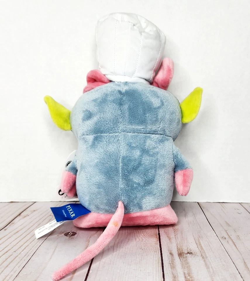 全新!!! 2021 迪士尼皮克斯外星人混音 Ratatouille Remy 9 英寸毛绒全新带标签 — 第 4/4 张图片