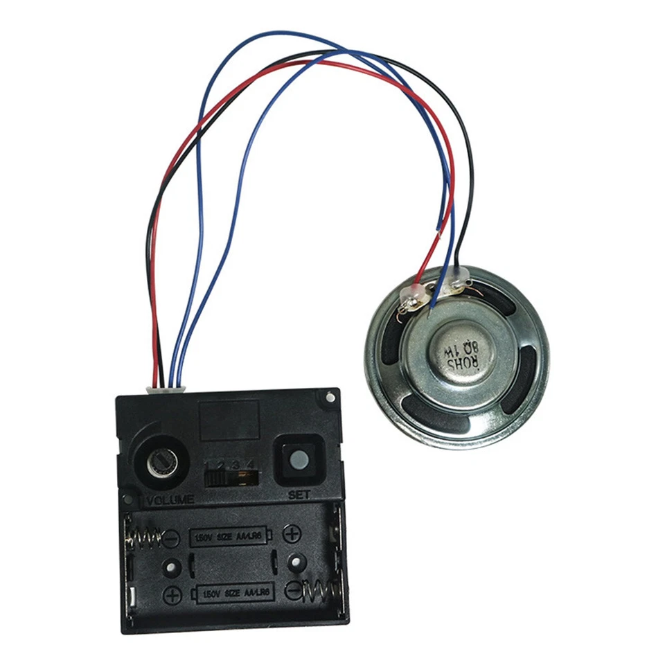 Quartz Wall Clock Swing Mechanism Music Box Movement Chime DIY Repair Parts Sets - Image 2 of 4