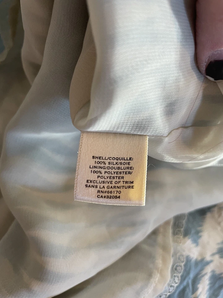 Vestido para mujer Moulinette Soeurs 100 % seda estampado de diamantes 4 Foto 4 de 4