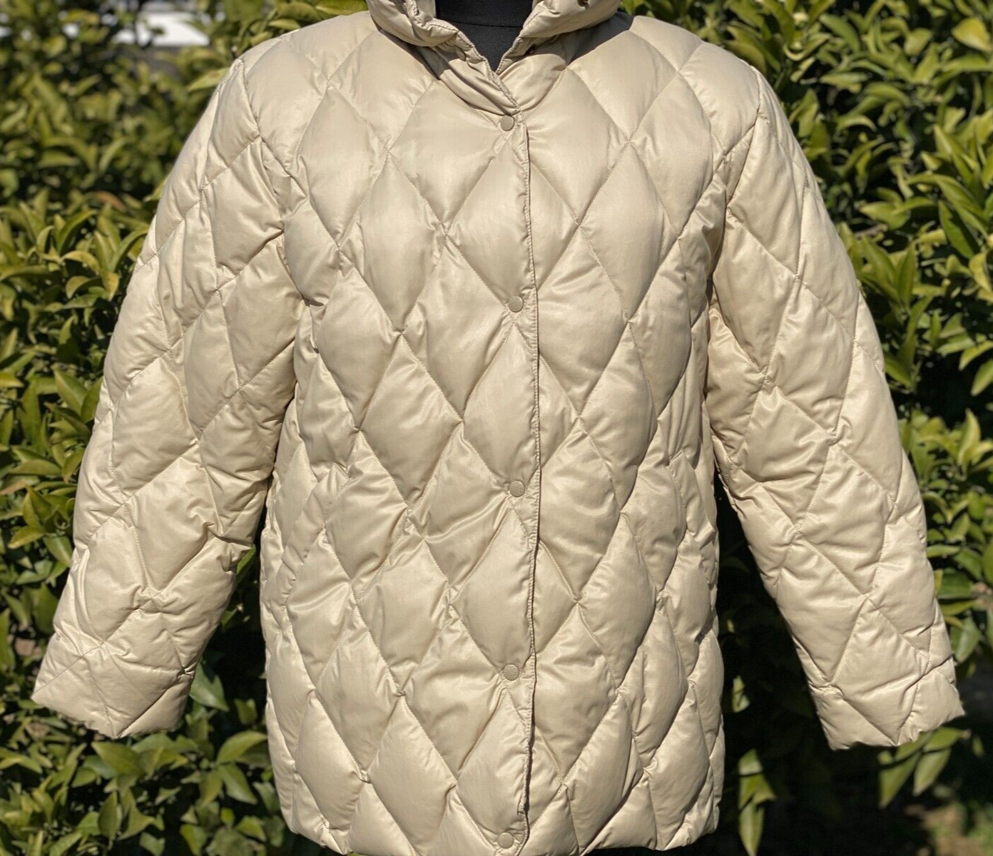 Vintage Moncler 99 Oversized Long Puffer Jacket Goose Down Quilted Coat Size 1 S