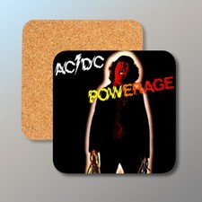 Image of AC/DC - Powerage - Cork Backed Coaster - FREE shipping