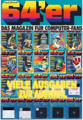 COMMODORE 64/128 -- 64er DAS MAGAZIN FÜR COMPUTER-FANS # AUSWAHL #  18. 6. 2025