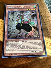 Yosenju Kama 3 THSF-EN005 Unlimited Edition Secret Rare LP + BONUS