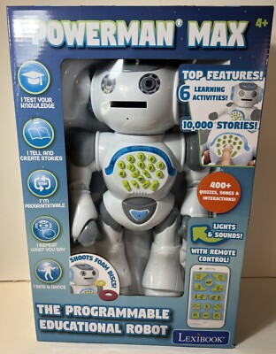 Lexibook PowerMan Max Educational & Programmable Toy Robot