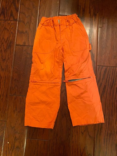 Gap Kids Size 5 Orange Cargo Pants With 