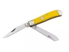 Boker Traditional Series 2.0 Mini Trapper Yellow Delrin Pocket Knife - 110850