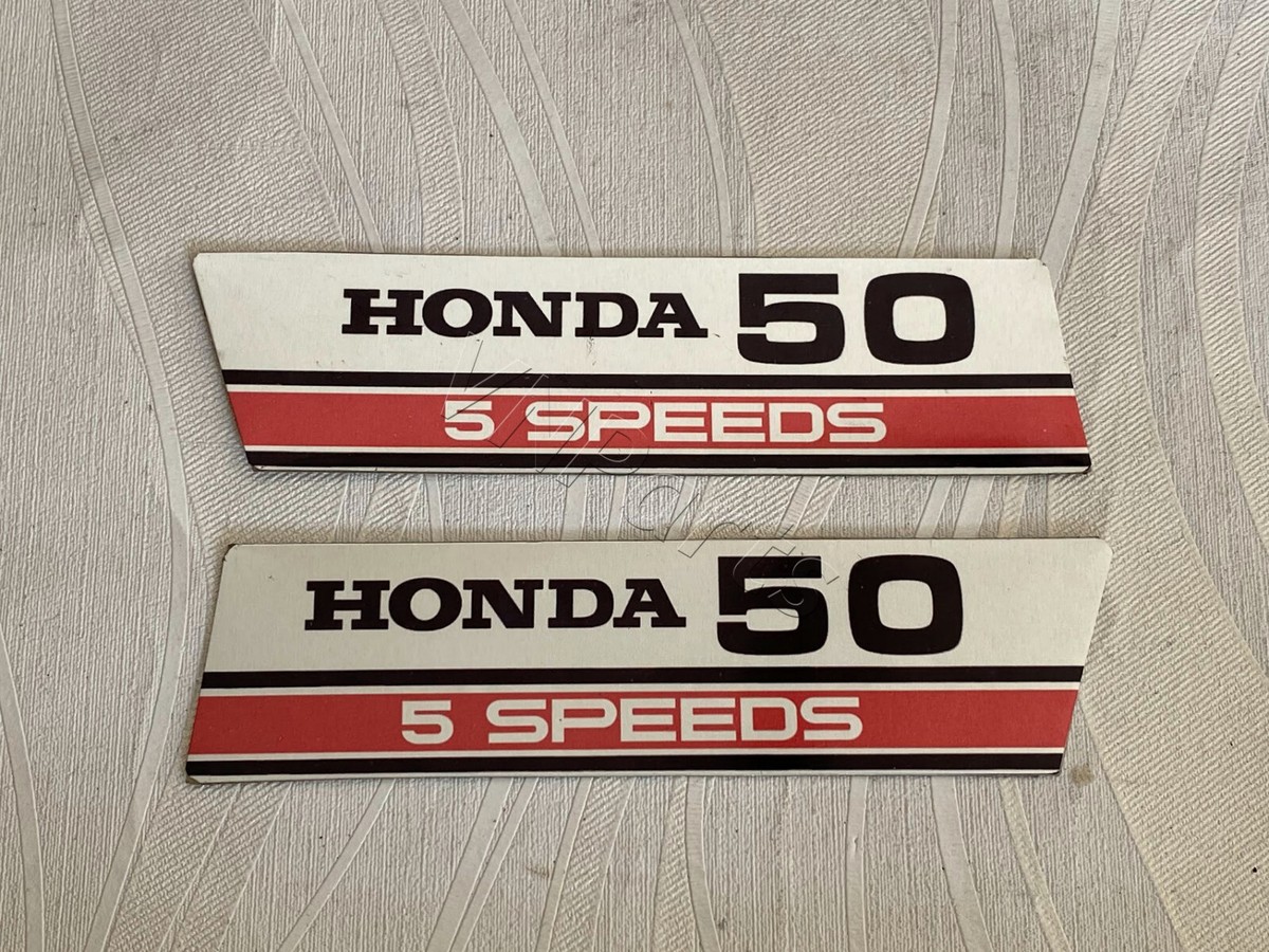 Honda Old CD 50 Left & Right Sticker for Side Cover. Decal