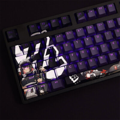Zenless Zone Zero Ellen Joe RGB PBT Keycaps Cherry MX For Mechanical Keyboard 