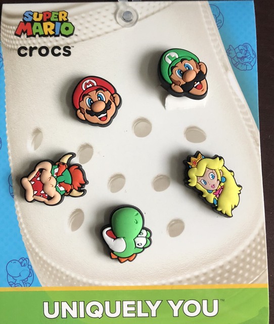 crocs jibbitz mario