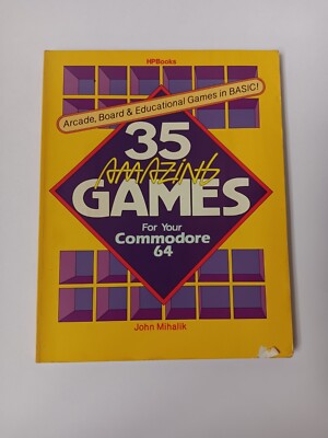 35 Amazing Game for Your Commodore 64: Arcade, Board & Education Games in Basic