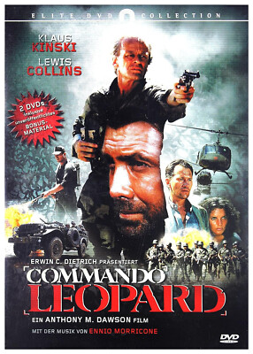 COMMANDO LEOPARD Antonio Margheriti 1985 KLAUS KINSKI Lewis Collins 2 DVD BOX