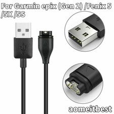 USB Charging Cable Charger For Garmin epix Gen 2 /Fenix 5 5X 5S Dock Sync Data
