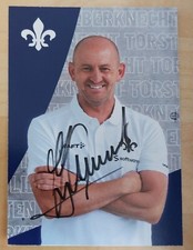Torsten Lieberknecht-SV Darmstadt karta z autografem oryginalna. znak. Trampki