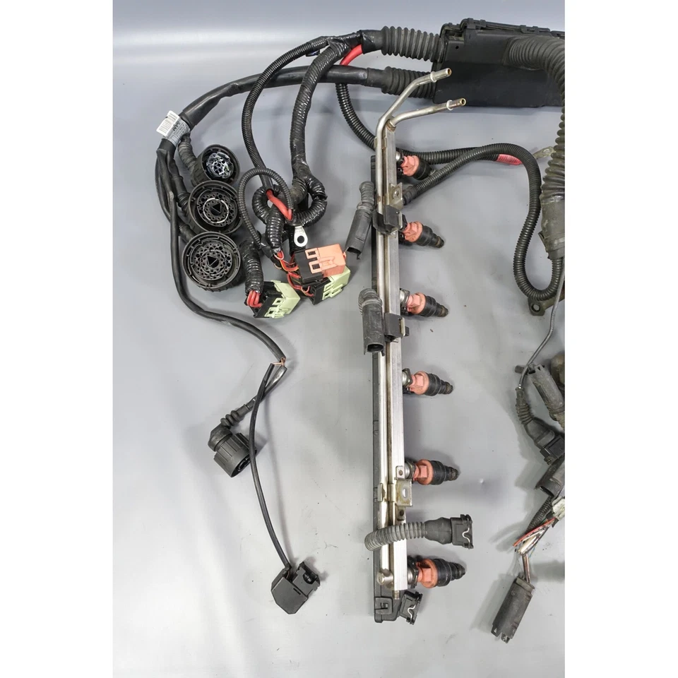 Arnés de cableado del motor BMW E36 M3 S52 1997-1999 dañado para transmisión automática OEM Foto 2 de 4