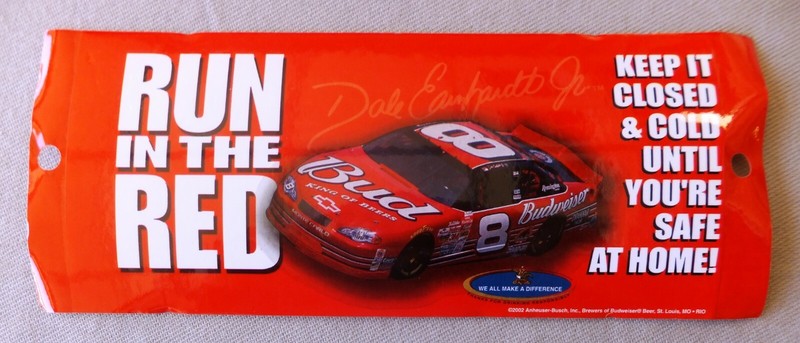  NEW Dale Earnhardt Jr 2002 #8 Budweiser Beer Can Wrap