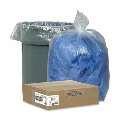clear trash can liners