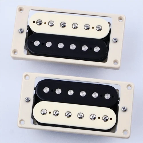 ALNICO 2 57 Classic/57+ Zebra Guitar Humbucker Pickups Bridge&Neck Fit Gibson